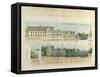 Roman Baths of Lutetia, Paris-Camille Bernard-Framed Stretched Canvas