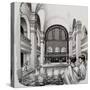 Roman Baths-Pat Nicolle-Stretched Canvas