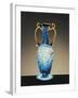 Roman Blue Blown Glass Small Flask in Shape of Bunch of Grapes, from Cologne, Germany, 3rd Century-null-Framed Giclee Print