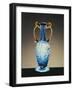Roman Blue Blown Glass Small Flask in Shape of Bunch of Grapes, from Cologne, Germany, 3rd Century-null-Framed Giclee Print