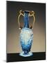 Roman Blue Blown Glass Small Flask in Shape of Bunch of Grapes, from Cologne, Germany, 3rd Century-null-Mounted Giclee Print