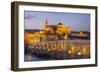 Roman Bridge and The Great Mosque and Cathedral of UNESCO World Heritage Site, Spain-Richard Maschmeyer-Framed Photographic Print