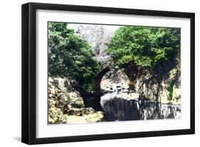 Roman Bridge at Bettws-Y-Coed, Gwynedd, 1926-null-Framed Giclee Print