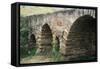 Roman Bridge in Villa Del Rio, Andalusia, Spain-null-Framed Stretched Canvas