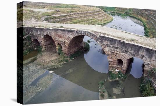 Roman Bridge in Villa Del Rio, Andalusia, Spain-null-Stretched Canvas