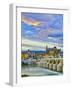 Roman Bridge Over Guadalquivir River and Mezquita, Cordoba, Cordoba Province, Andalucia, Spain-Alan Copson-Framed Photographic Print