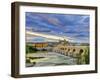 Roman Bridge Over Guadalquivir River and Mezquita, Cordoba, Cordoba Province, Andalucia, Spain-Alan Copson-Framed Photographic Print