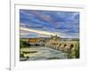 Roman Bridge Over Guadalquivir River and Mezquita, Cordoba, Cordoba Province, Andalucia, Spain-Alan Copson-Framed Photographic Print