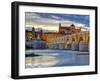 Roman Bridge Over Guadalquivir River and Mezquita, Cordoba, Cordoba Province, Andalucia, Spain-Alan Copson-Framed Photographic Print