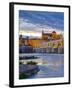 Roman Bridge Over Guadalquivir River and Mezquita, Cordoba, Cordoba Province, Andalucia, Spain-Alan Copson-Framed Photographic Print