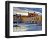 Roman Bridge Over Guadalquivir River and Mezquita, Cordoba, Cordoba Province, Andalucia, Spain-Alan Copson-Framed Photographic Print