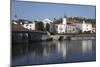 Roman Bridge over the River Nabao with Casa Viera Guimaraes, Tomar, Santarem District, Portugal-Richard Maschmeyer-Mounted Photographic Print