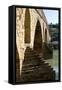 Roman Bridge Spanning the Arga River, Puente La Reina, Navarra, Spain-David R. Frazier-Framed Stretched Canvas