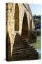 Roman Bridge Spanning the Arga River, Puente La Reina, Navarra, Spain-David R. Frazier-Stretched Canvas