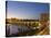 Roman Bridge with Calahorra Tower at Night, Cordoba, Andalusia, Spain-phbcz-Stretched Canvas