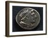 Roman-Campanian Didramma Bearing Image of Hercules, Recto, Roman Coins-null-Framed Giclee Print