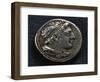 Roman-Campanian Didramma Bearing Image of Hercules, Recto, Roman Coins-null-Framed Giclee Print