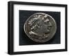 Roman-Campanian Didramma Bearing Image of Hercules, Recto, Roman Coins-null-Framed Giclee Print