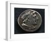 Roman-Campanian Didramma Bearing Image of Hercules, Recto, Roman Coins-null-Framed Giclee Print