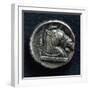 Roman-Campanian Didramma Depicting a Horse, Roman Coins-null-Framed Giclee Print