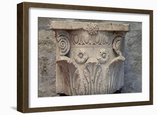 Roman Capital from Ferento, Viterbo, Lazio, Italy-null-Framed Giclee Print