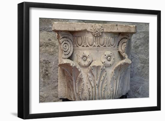 Roman Capital from Ferento, Viterbo, Lazio, Italy-null-Framed Giclee Print