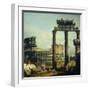 Roman Caprice with the Colosseum-Bernardo Bellotto-Framed Giclee Print