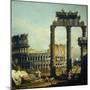 Roman Caprice with the Colosseum-Bernardo Bellotto-Mounted Giclee Print