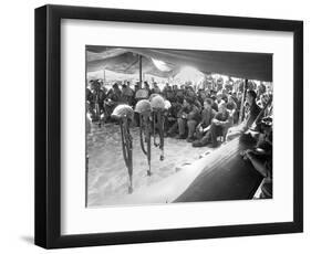 Roman Catholic and Protestant Memorial Services at Da Nang Air Base-null-Framed Photographic Print