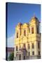 Roman Catholic Cathedral in Piata Unirii, Timisoara, Banat, Romania, Europe-Ian Trower-Stretched Canvas