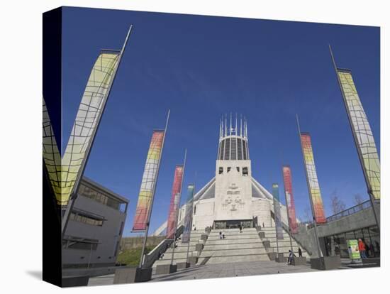 Roman Catholic Metropolitan Cathedral, Liverpool, Merseyside, England, UK-Neale Clarke-Stretched Canvas