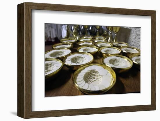 Roman Catholic unleavened wafers for the Holy Communion, Sanctuary-Shrine of Jean-Marie Vianney-Godong-Framed Photographic Print