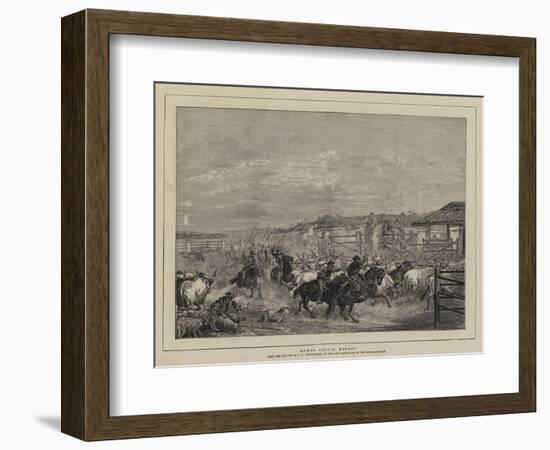 Roman Cattle Market-Charles H. Poingdestre-Framed Giclee Print