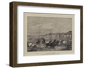 Roman Cattle Market-Charles H. Poingdestre-Framed Giclee Print