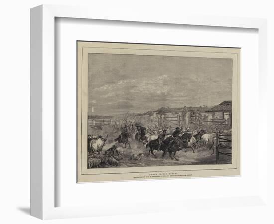 Roman Cattle Market-Charles H. Poingdestre-Framed Giclee Print