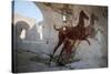 Roman Chariot Fresco, Ancient Ostia (Ostia Antica), Rome, Lazio, Italy, Europe-Oliviero Olivieri-Stretched Canvas