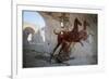 Roman Chariot Fresco, Ancient Ostia (Ostia Antica), Rome, Lazio, Italy, Europe-Oliviero Olivieri-Framed Photographic Print