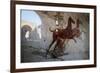 Roman Chariot Fresco, Ancient Ostia (Ostia Antica), Rome, Lazio, Italy, Europe-Oliviero Olivieri-Framed Photographic Print