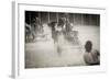 Roman Chariot in a Fight of Gladiators, Bloody Circus-outsiderzone-Framed Photographic Print