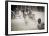 Roman Chariot in a Fight of Gladiators, Bloody Circus-outsiderzone-Framed Photographic Print