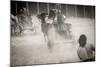 Roman Chariot in a Fight of Gladiators, Bloody Circus-outsiderzone-Mounted Photographic Print