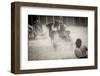 Roman Chariot in a Fight of Gladiators, Bloody Circus-outsiderzone-Framed Photographic Print