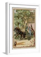 Roman Chariot-null-Framed Giclee Print