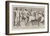 Roman Charioteer Receives His Instructions Before the Race-Pietro Santi Bartoli-Framed Art Print