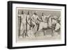 Roman Charioteer Receives His Instructions Before the Race-Pietro Santi Bartoli-Framed Art Print