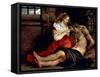 Roman Charity, C1612-Peter Paul Rubens-Framed Stretched Canvas