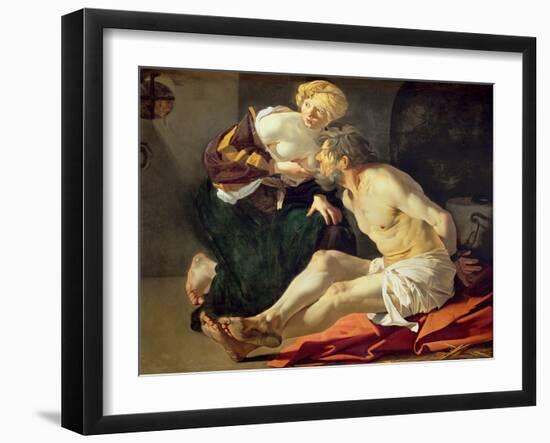 Roman Charity: Cimon and Pero-Theodore van, called Dirk Baburen-Framed Giclee Print