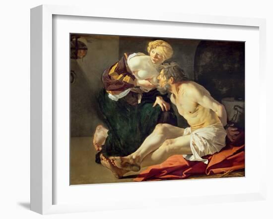 Roman Charity: Cimon and Pero-Theodore van, called Dirk Baburen-Framed Giclee Print