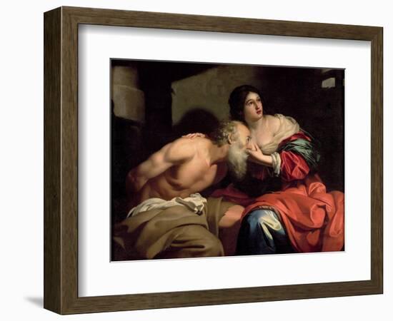 Roman Charity-Nicolas Regnier-Framed Giclee Print