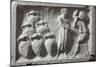 Roman Civilization, Bas-Relief Depicting Roman Cellar with Amphorae Wine Ware-null-Mounted Giclee Print